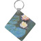 Water Lilies #2 Personalized Diamond Key Chain