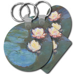 Water Lilies #2 Plastic Keychain