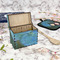 Water Lilies #2 Recipe Box - Full Color - In Context