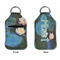 Water Lilies #2 Sanitizer Holder Keychain - Small APPROVAL (Flat)