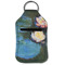 Water Lilies #2 Sanitizer Holder Keychain - Small (Front Flat)