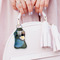 Water Lilies #2 Sanitizer Holder Keychain - Small (LIFESTYLE)