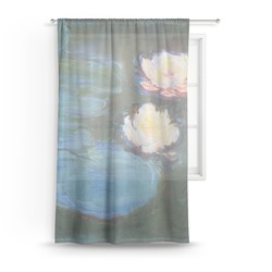 Water Lilies #2 Sheer Curtain - 50"x84"