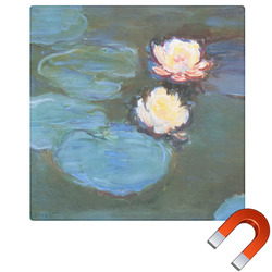 Water Lilies #2 Square Car Magnet - 10"