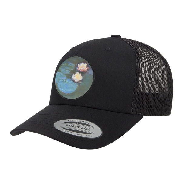 Custom Water Lilies #2 Trucker Hat - Black