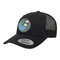 Water Lilies #2 Trucker Hat - Black