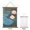 Water Lilies #2 Wall Hanging Tapestry - Portrait - APPROVAL