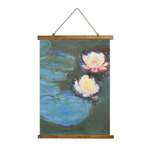 Water Lilies #2 Wall Hanging Tapestry - Tall