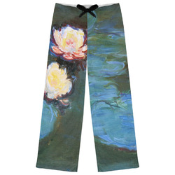 Water Lilies #2 Womens Pajama Pants - 2XL