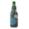 Water Lilies #2 Zipper Bottle Cooler - FRONT (bottle)