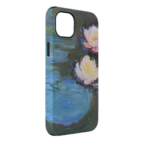 Custom Water Lilies #2 iPhone Case - Rubber Lined - iPhone 14 Plus