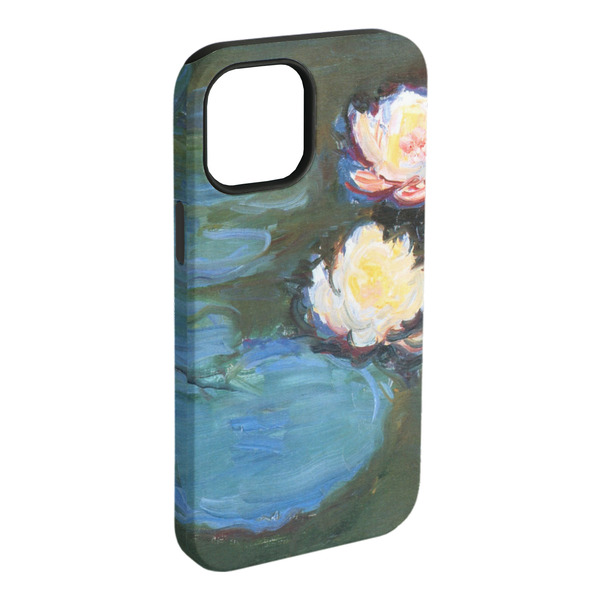 Custom Water Lilies #2 iPhone Case - Rubber Lined - iPhone 15 Plus