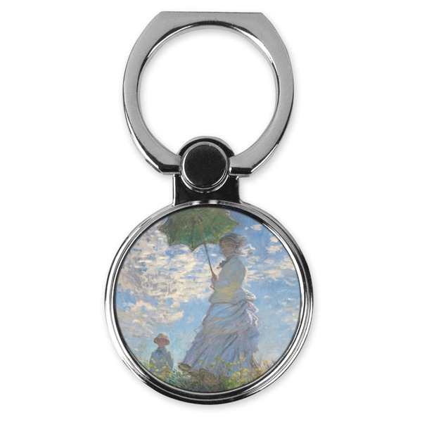 Custom Promenade Woman by Claude Monet Cell Phone Ring Stand & Holder