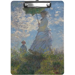 Promenade Woman by Claude Monet Clipboard (Letter Size)