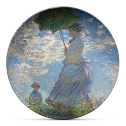 Promenade Woman by Claude Monet Microwave Safe Plastic Plate - Composite Polymer
