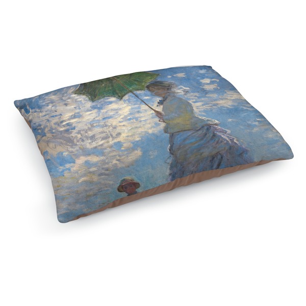 Custom Promenade Woman by Claude Monet Dog Bed - Medium