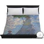 Promenade Woman by Claude Monet Duvet Cover - King