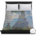 Promenade Woman by Claude Monet Duvet Cover - Full / Queen