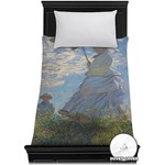 Promenade Woman by Claude Monet Duvet Cover - Twin