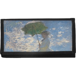 Promenade Woman by Claude Monet Canvas Checkbook Cover