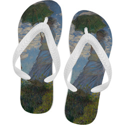 Promenade Woman by Claude Monet Flip Flops - Small