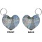 Promenade Woman Heart Keychain (Front + Back)