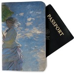 Promenade Woman by Claude Monet Passport Holder - Fabric