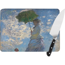 Promenade Woman by Claude Monet Rectangular Glass Cutting Board - Medium - 11"x8"
