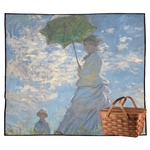 Promenade Woman by Claude Monet Outdoor Picnic Blanket