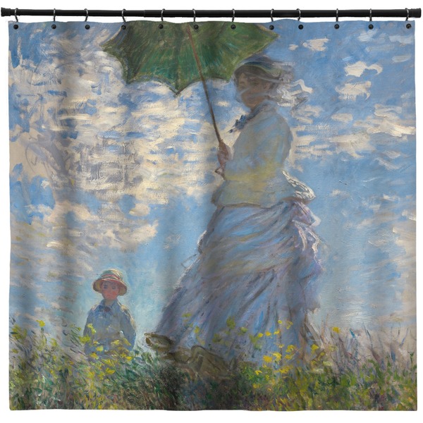 Custom Promenade Woman by Claude Monet Shower Curtain - 71" x 74"