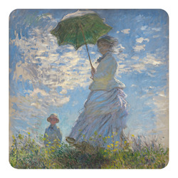 Promenade Woman by Claude Monet Square Decal - Small