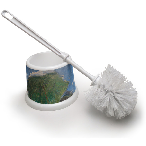 Custom Promenade Woman by Claude Monet Toilet Brush