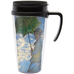 Promenade Woman by Claude Monet Acrylic Travel Mug with Handle