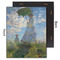 Promenade Woman by Claude Monet 11x14 Wood Print - Front & Back View