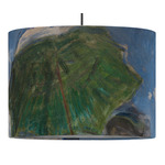 Promenade Woman by Claude Monet 16" Drum Pendant Lamp - Fabric