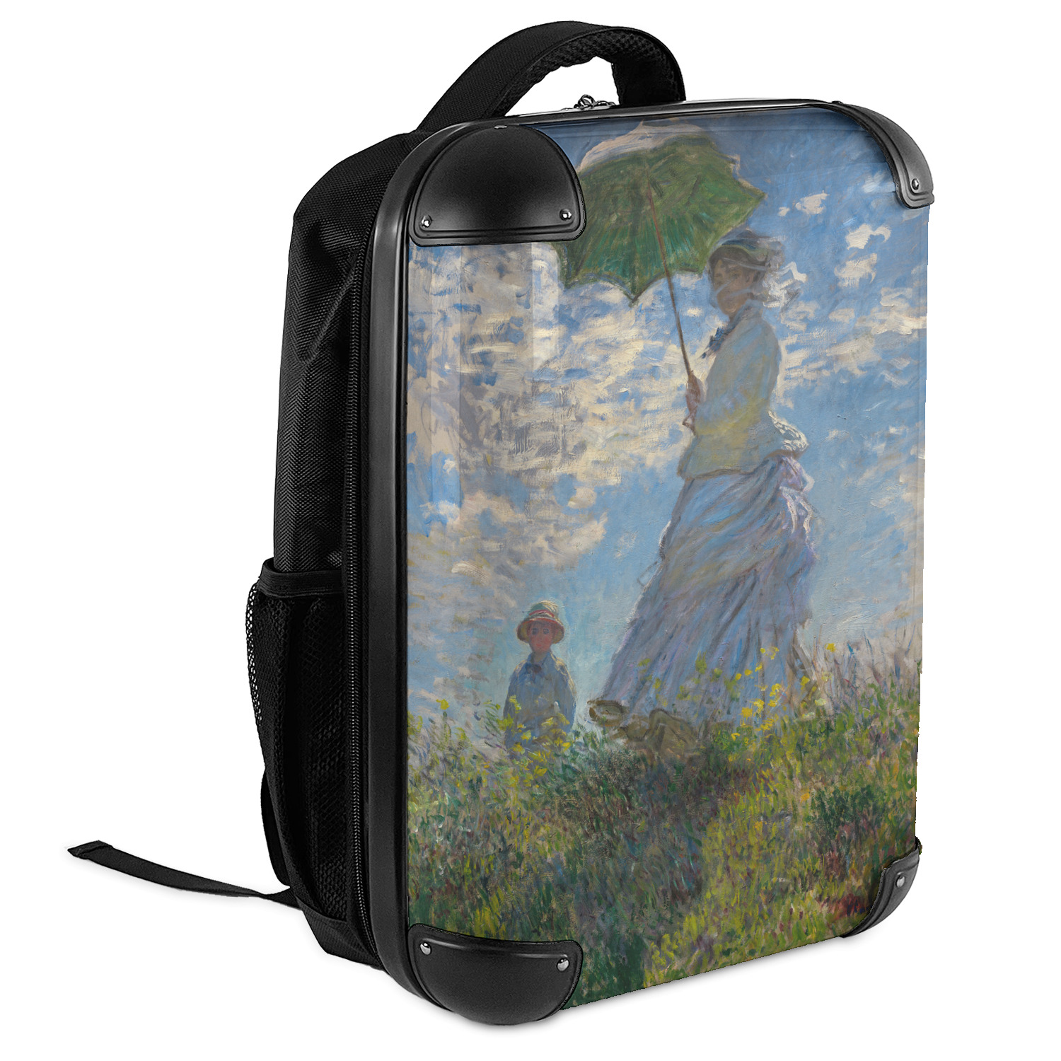 Custom Promenade Woman by Claude Monet Grocery Bag