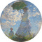 Promenade Woman by Claude Monet 4" Multipurpose Round Labels - Single Sticker