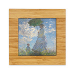 Promenade Woman by Claude Monet Bamboo Trivet with Ceramic Tile Insert