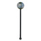 Promenade Woman by Claude Monet Black Plastic 5.5" Stir Stick - Round - Single Stick