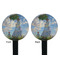 Promenade Woman by Claude Monet Black Plastic 7" Stir Stick - Double Sided - Round - Front & Back