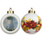 Promenade Woman by Claude Monet Ceramic Christmas Ornament - Poinsettias (APPROVAL)