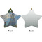 Promenade Woman by Claude Monet Ceramic Flat Ornament - Star Front & Back (APPROVAL)