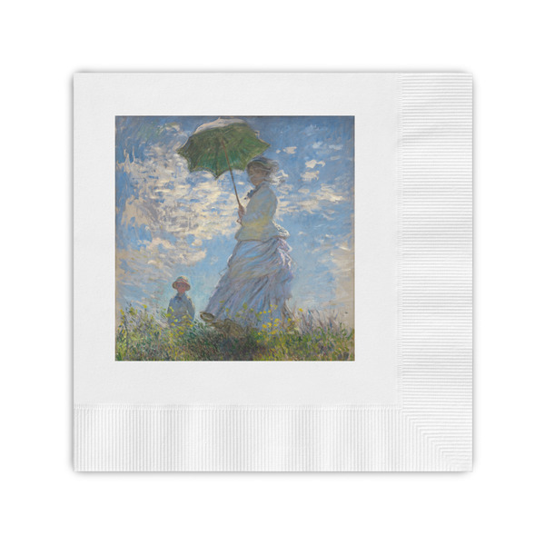 Custom Promenade Woman by Claude Monet Coined Cocktail Napkins