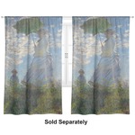 Promenade Woman by Claude Monet Curtain Panel - Custom Size