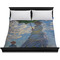 Promenade Woman by Claude Monet Duvet Cover - King - On Bed - No Prop