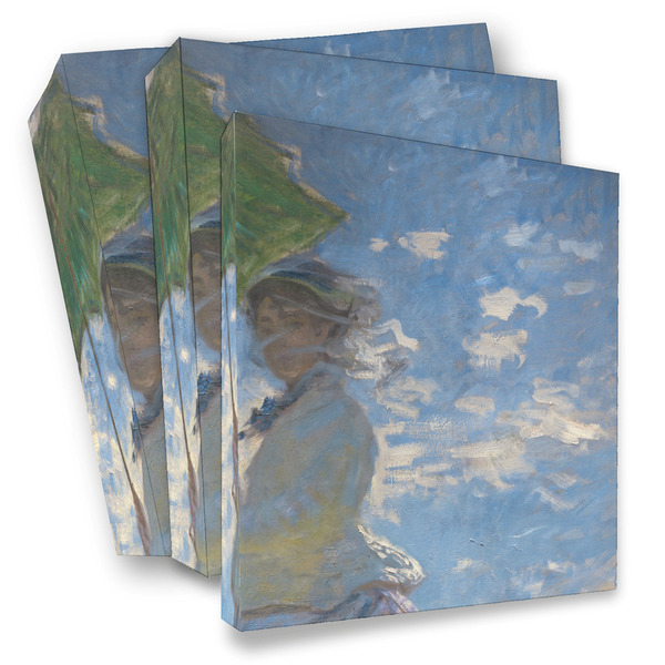 Custom Promenade Woman by Claude Monet 3 Ring Binder - Full Wrap