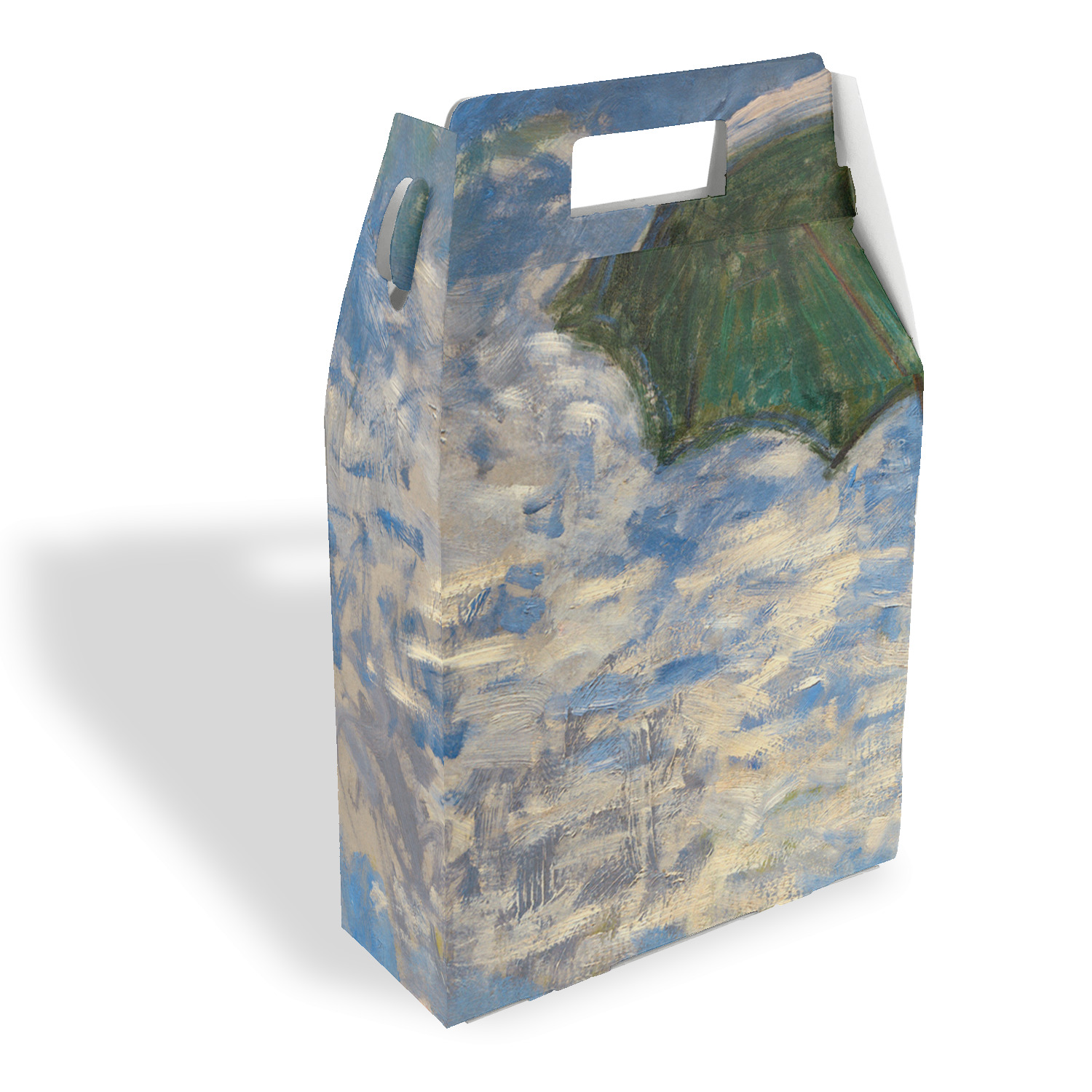 Custom Promenade Woman by Claude Monet Grocery Bag