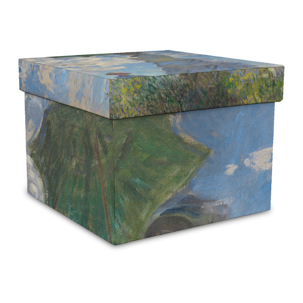 Custom Promenade Woman by Claude Monet Gift Box with Lid - Canvas Wrapped - Large