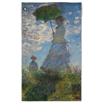 Promenade Woman by Claude Monet Golf Towel - Poly-Cotton Blend