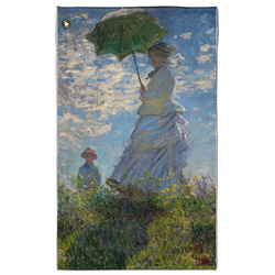 Promenade Woman by Claude Monet Golf Towel - Poly-Cotton Blend - Large